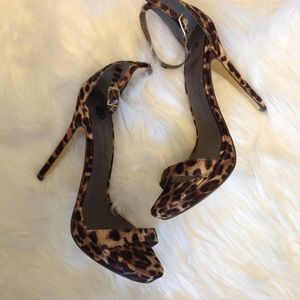 Cheetah print heels